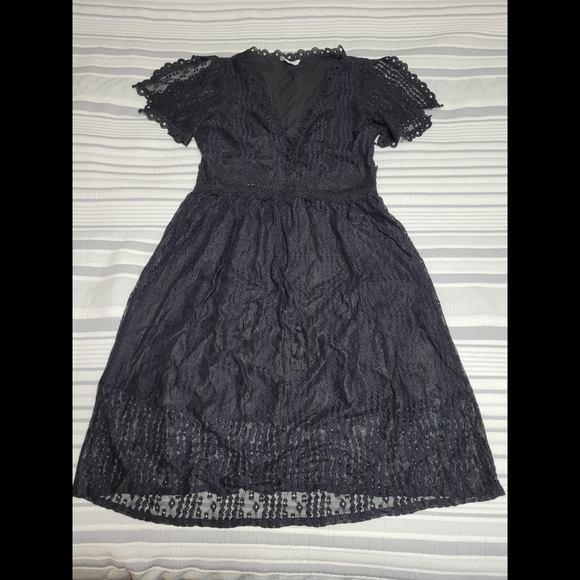 Allison New York Dress. Black. Size L - Picture 2 of 10